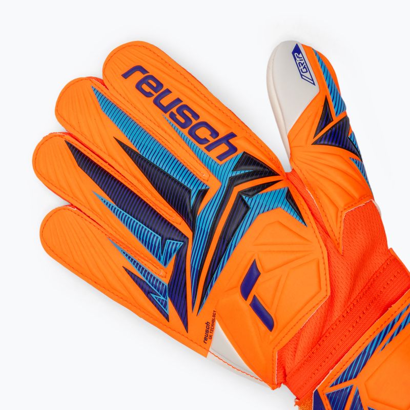 Рукавиці воротарські дитячі Reusch Attrakt Grip Junior shocking orange/blue 4