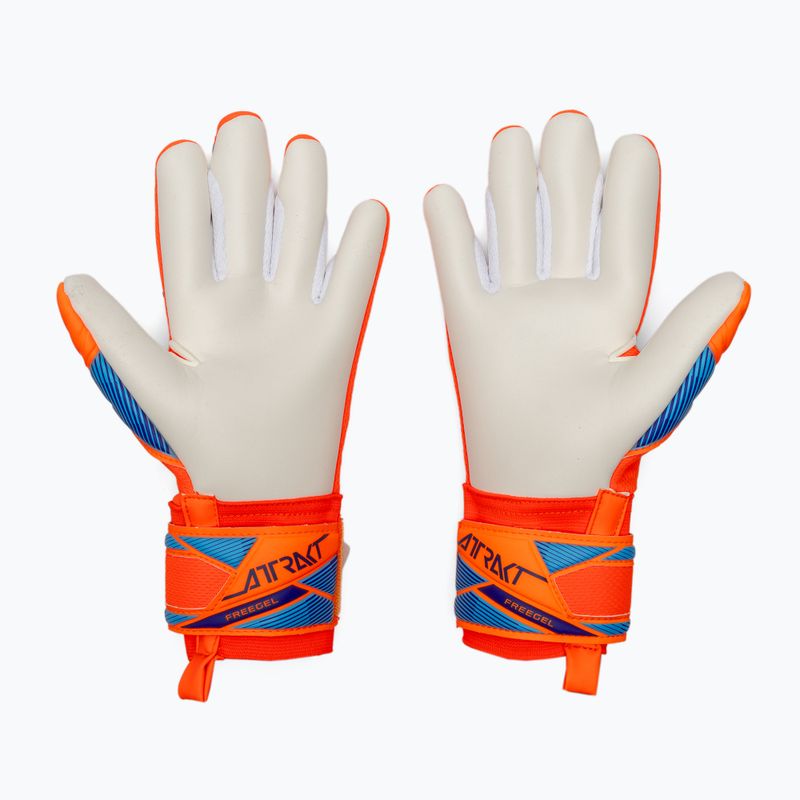 Рукавиці воротарські дитячі Reusch Attrakt Freegel Advance Junior shocking orange/blue 3