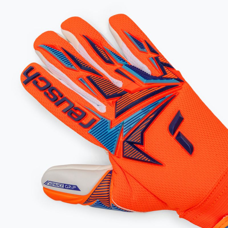 Рукавиці воротарські дитячі Reusch Attrakt Freegel Advance Junior shocking orange/blue 4