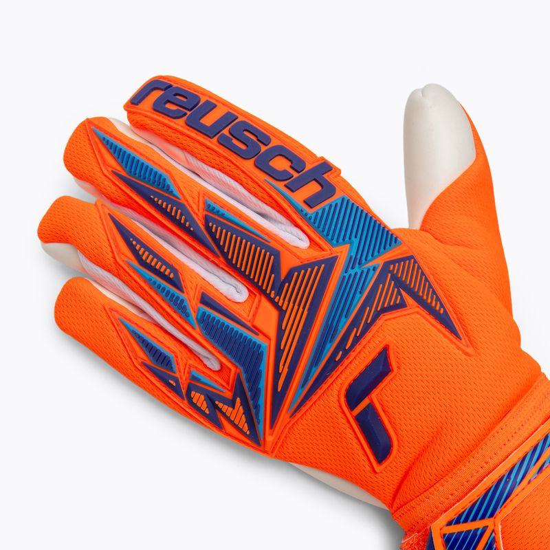 Рукавиці воротарські Reusch Attrakt Freegel Advance shocking orange/blue 4