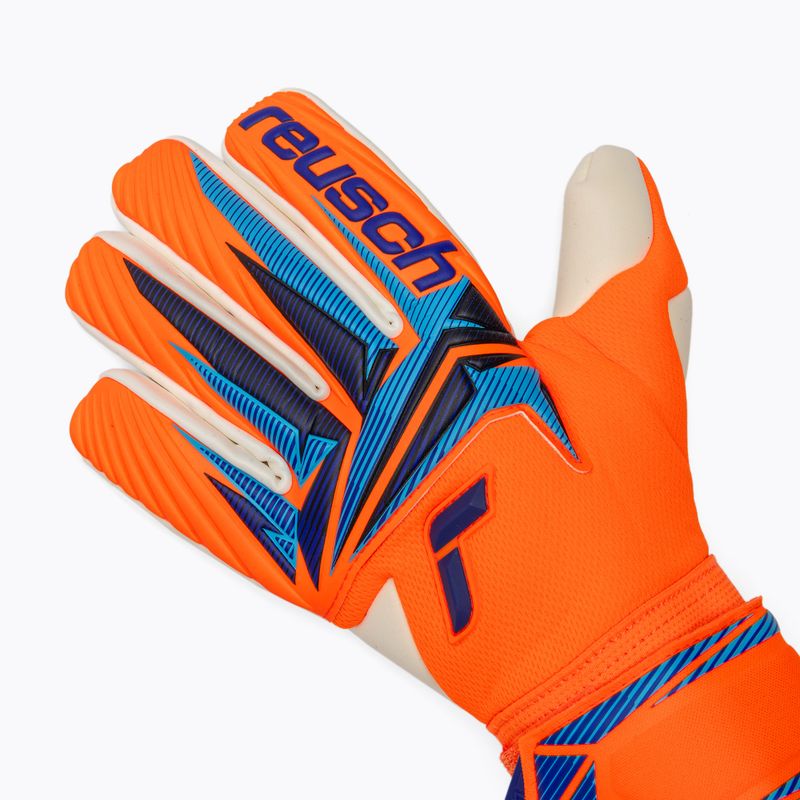 Рукавиці воротарські Reusch Attrakt Gold X NC shocking orange/blue 4