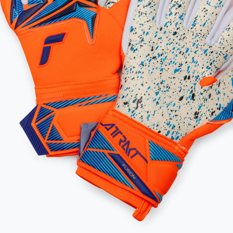Рукавиці воротарські Reusch Attrakt Fusion NC shocking orange/blue 5