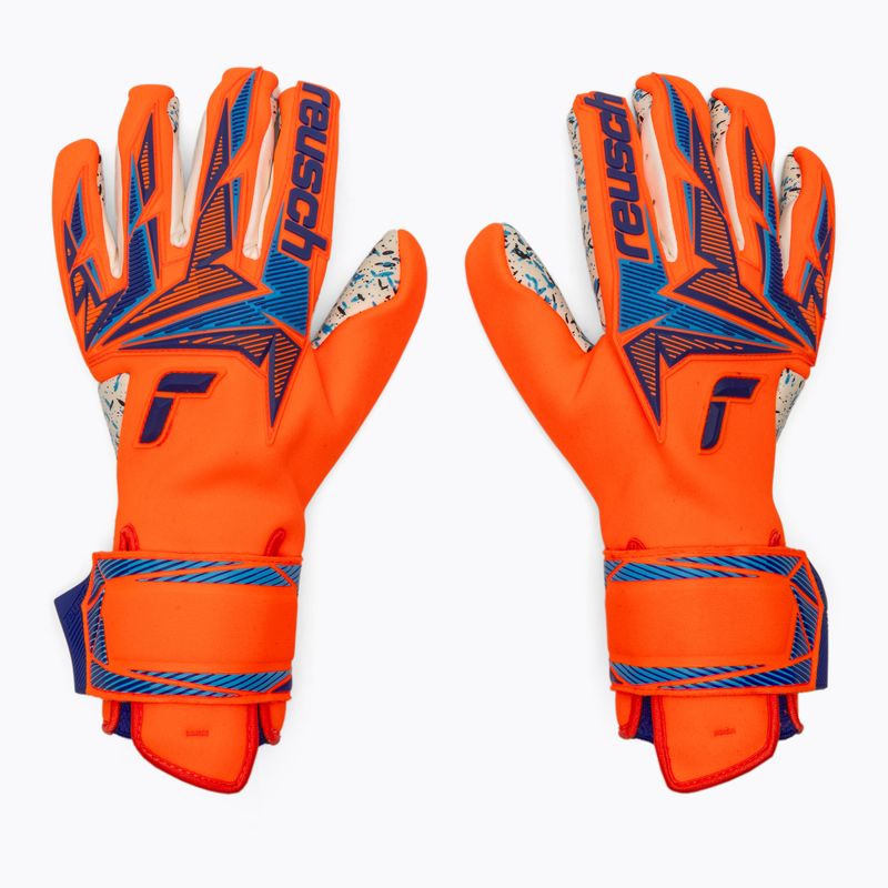 Рукавиці воротарські Reusch Attrakt Freegel Fusion shocking orange/blue 2