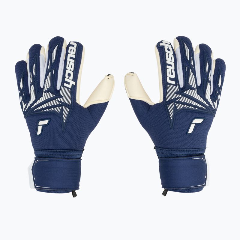 Рукавиці воротарські Reusch Attrakt Freegel Gold X Finger Support Junior premium blue/white 2