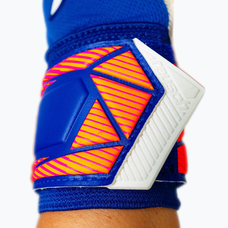 Рукавиці воротарські Reusch Attrakt Gold X NC sharp blue/white/shocking orange 7