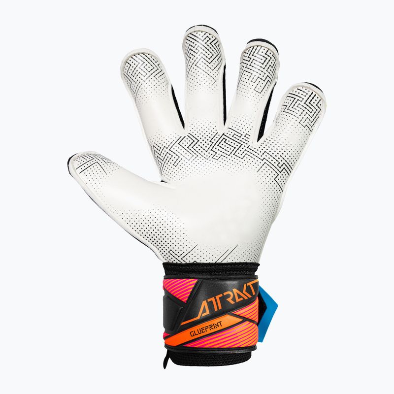 Рукавиці воротарські Reusch Attrakt Advance Evolution Glueprint black/aqua blue/shocking orange 3