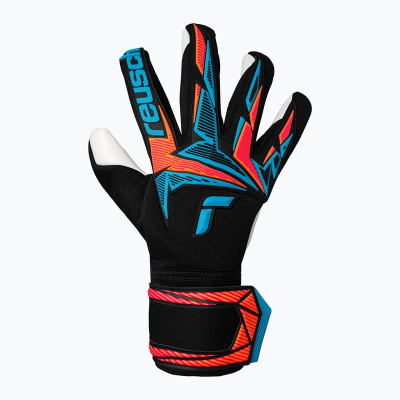 Рукавиці воротарські Reusch Attrakt Freegel Advance black/aqua blue/shocking orange 2
