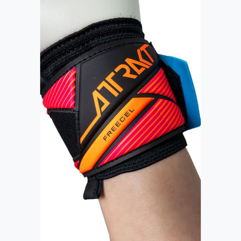 Рукавиці воротарські Reusch Attrakt Freegel Advance black/aqua blue/shocking orange 8