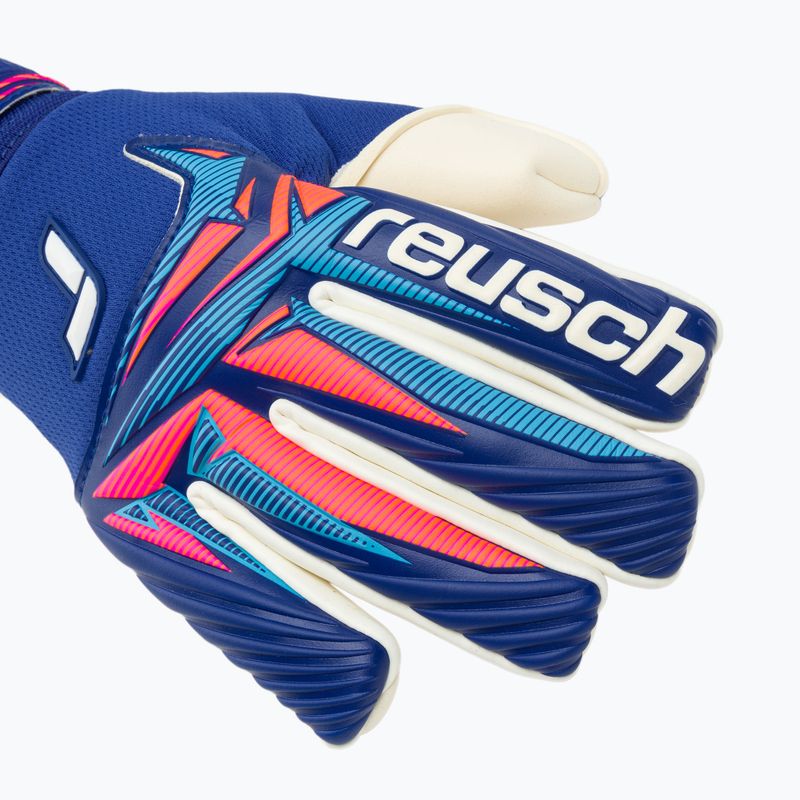 Рукавиці воротарські дитячі Reusch Attrakt Gold X NC Junior sharp blue/white/shocking orange 4