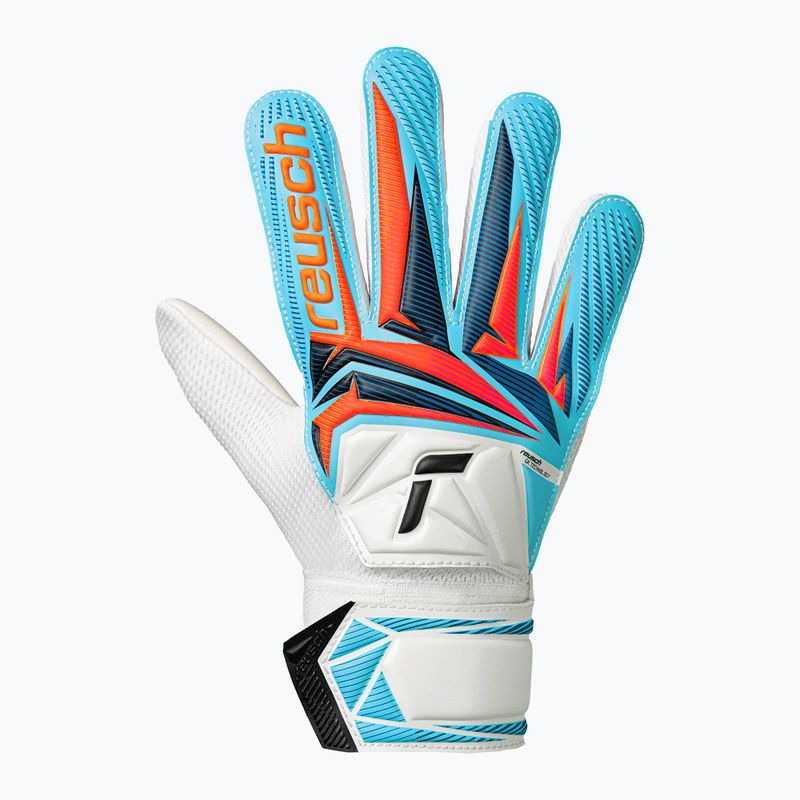 Рукавиці воротарські дитячі Reusch Attrakt Starter Solid Junior white/light blue 2