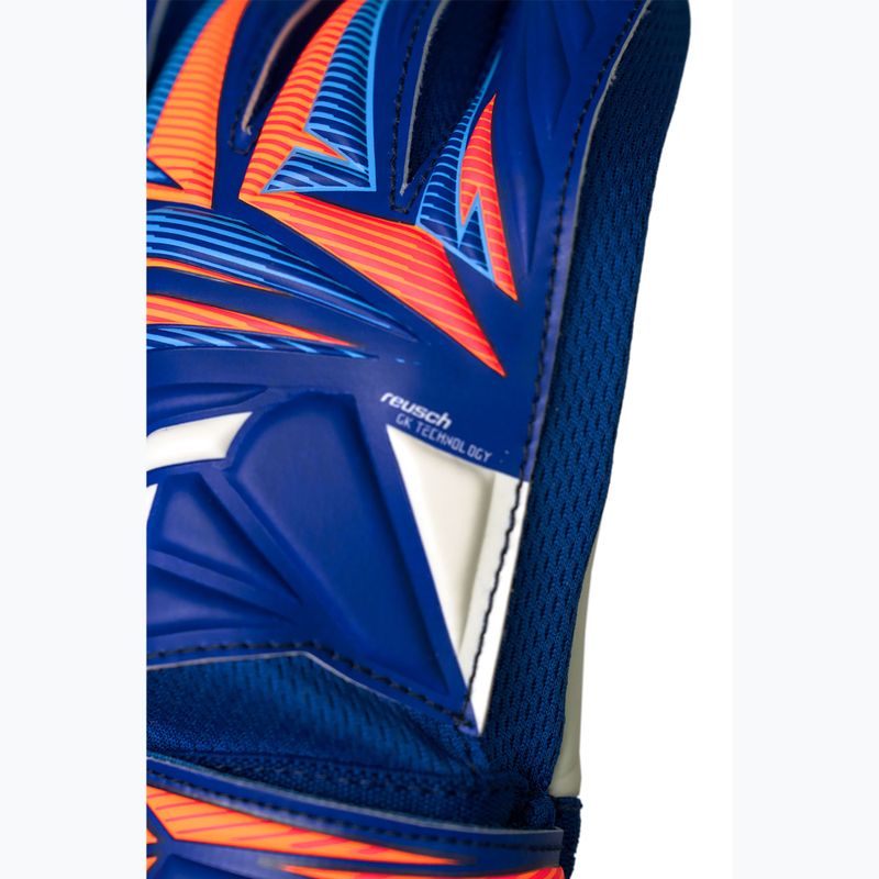 Рукавиці воротарські дитячі Reusch Attrakt Starter Solid Junior sharp blue/white/shocking orange 7