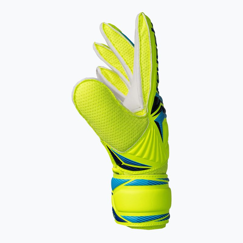 Рукавиці воротарські дитячі Reusch Attrakt Solid Junior safety yellow/blue 4