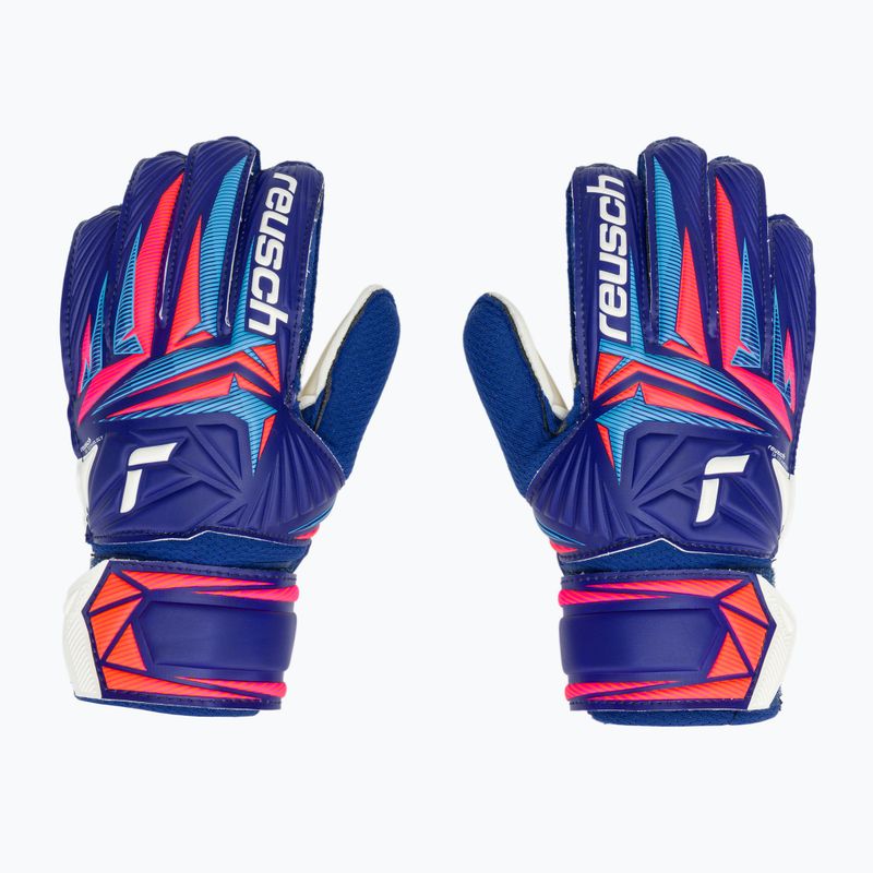 Рукавиці воротарські дитячі Reusch Attrakt Solid Junior sharp blue/white/shocking orange 2