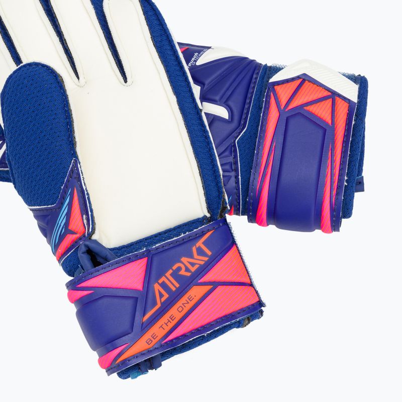 Рукавиці воротарські дитячі Reusch Attrakt Solid Junior sharp blue/white/shocking orange 5