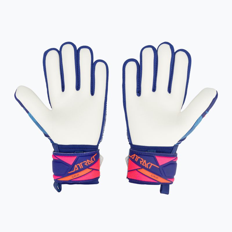 Рукавиці воротарські дитячі Reusch Attrakt Grip Junior sharp blue/white/shocking orange 3