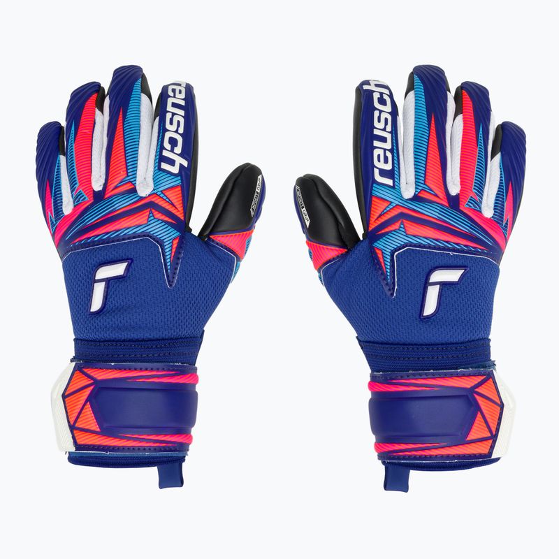 Рукавиці воротарські дитячі Reusch Attrakt Infinity Evolution NC Junior sharp blue/shocking orange/black 2