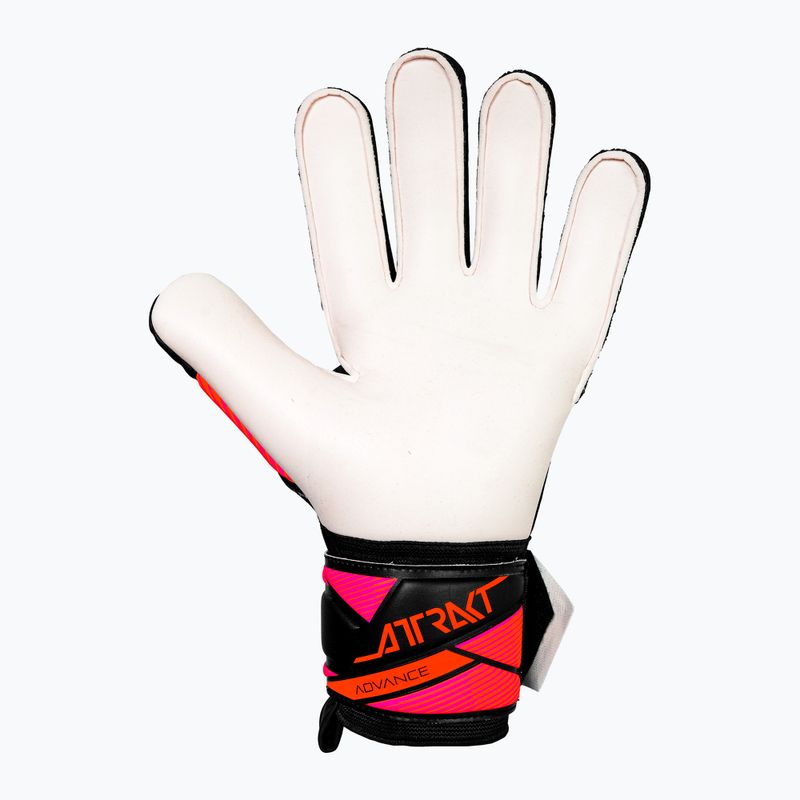 Рукавиці воротарські Reusch Attrakt Advance black/aqua blue/shocking orange 3