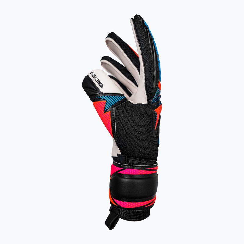 Рукавиці воротарські Reusch Attrakt Advance black/aqua blue/shocking orange 4