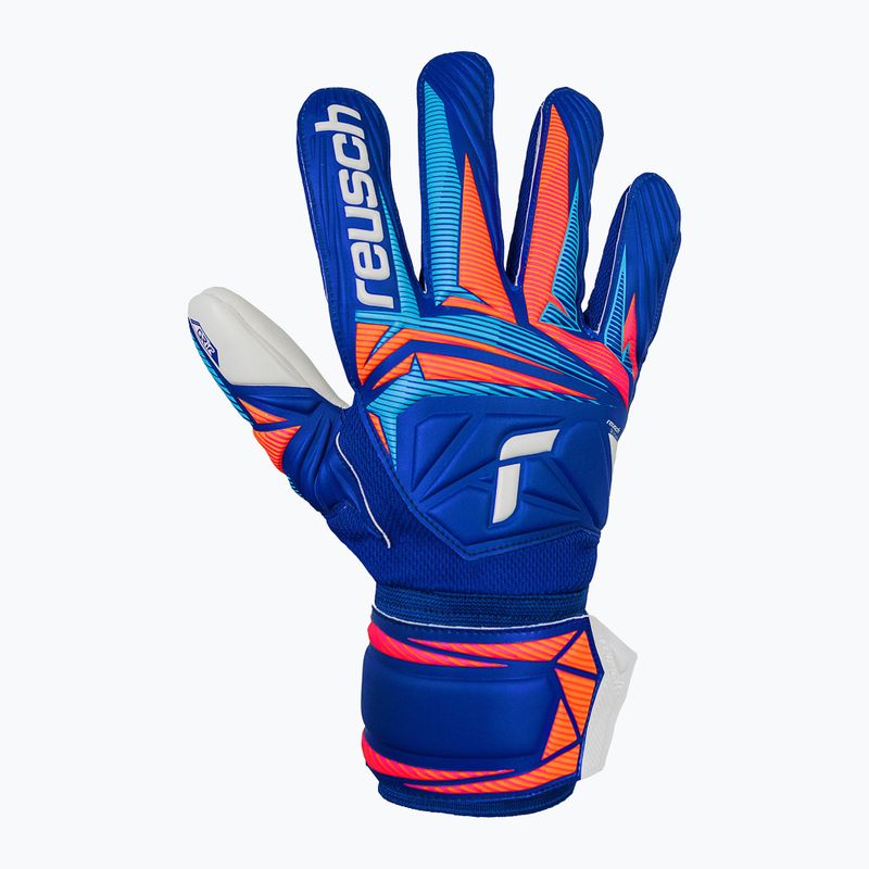 Рукавиці воротарські Reusch Attrakt Grip sharp blue/white/shocking orange 2
