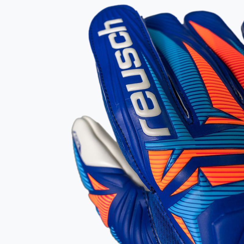 Рукавиці воротарські Reusch Attrakt Grip sharp blue/white/shocking orange 7