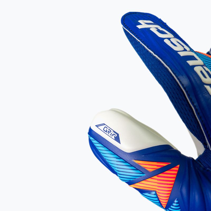 Рукавиці воротарські Reusch Attrakt Grip sharp blue/white/shocking orange 8