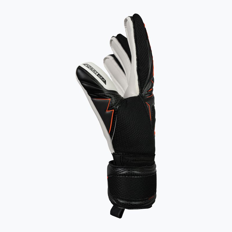 Рукавиці воротарські дитячі Reusch Attrakt Advance Finger Support Junior black/shocking orange 4
