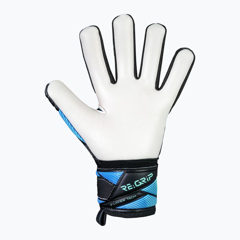 Рукавиці воротарські дитячі Reusch Attrakt RE:GRIP NC Junior black/ocean light 4