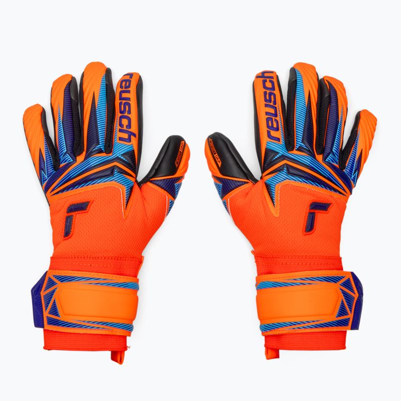 Рукавиці воротарські дитячі Reusch Attrakt Infinity Evolution NC Junior shocking orange/blue/black 2
