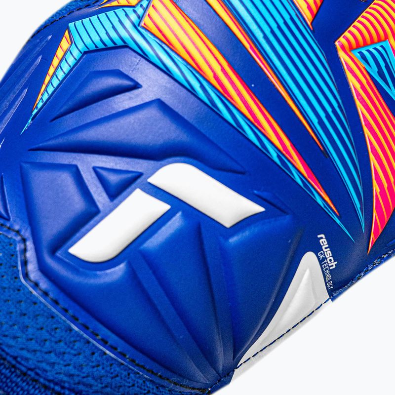 Рукавиці воротарські Reusch Attrakt Solid sharp blue/white/shocking orange 5