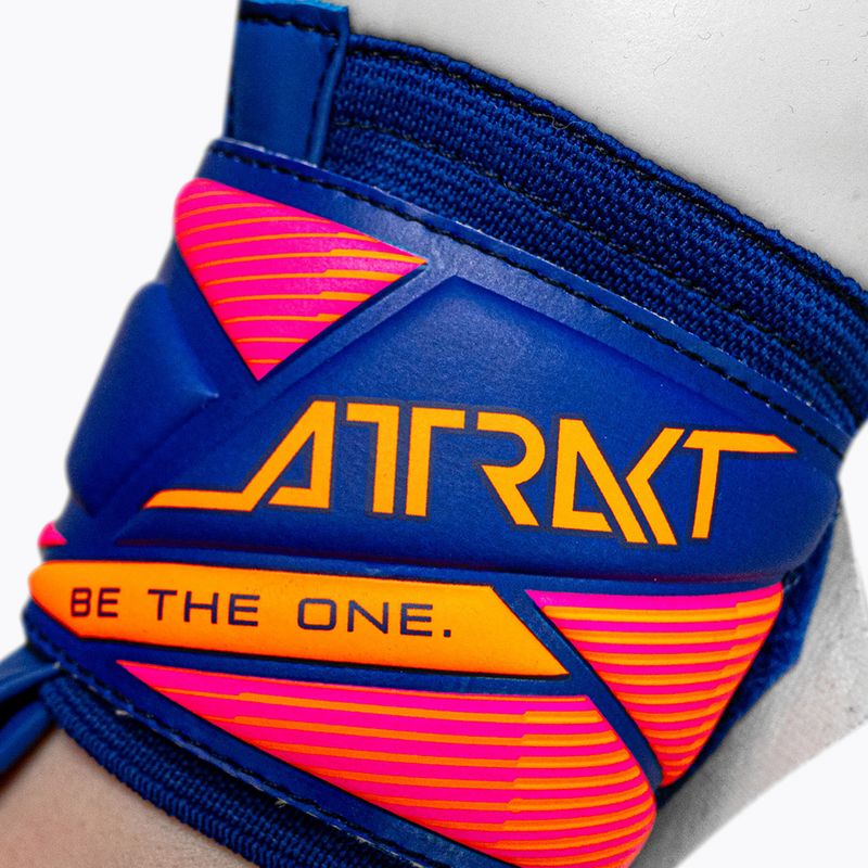 Рукавиці воротарські Reusch Attrakt Solid sharp blue/white/shocking orange 8