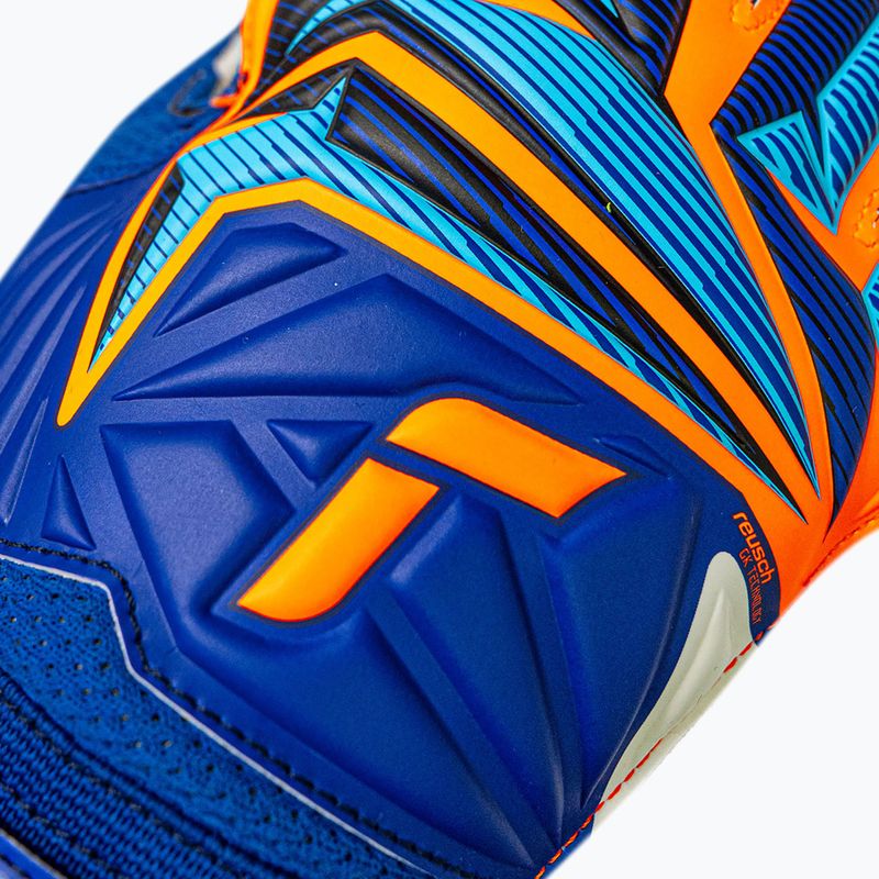 Рукавиці воротарські Reusch Attrakt Solid sharp blue/shocking orange 5