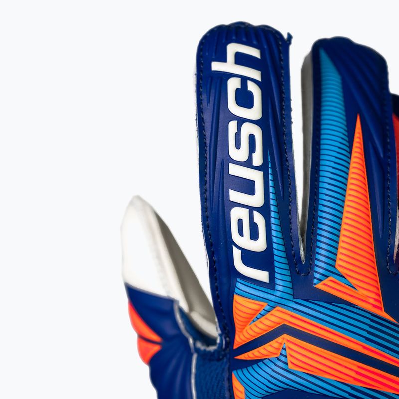 Рукавиці воротарські дитячі Reusch Attrakt Advance Junior sharp blue/white/shocking orange 5
