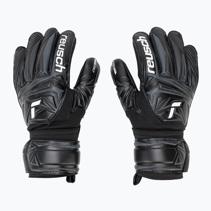 Дитячі воротарські рукавички Reusch Attrakt Resist 5672615 black 2