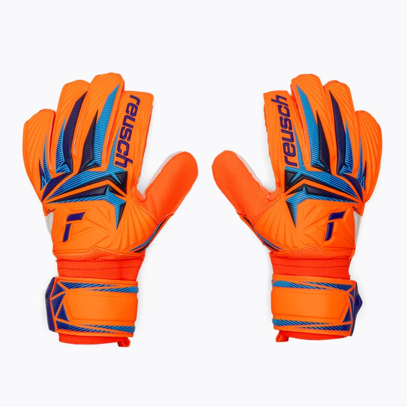Рукавиці воротарські Reusch Attrakt Solid shocking orange/blue 2