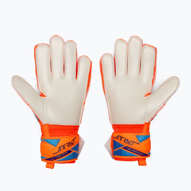 Рукавиці воротарські Reusch Attrakt Solid shocking orange/blue 3