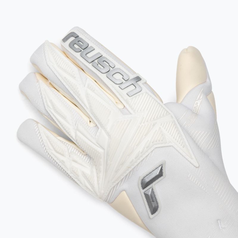 Рукавиці воротарські Reusch Attrakt Gold X Strapless white/silver 4