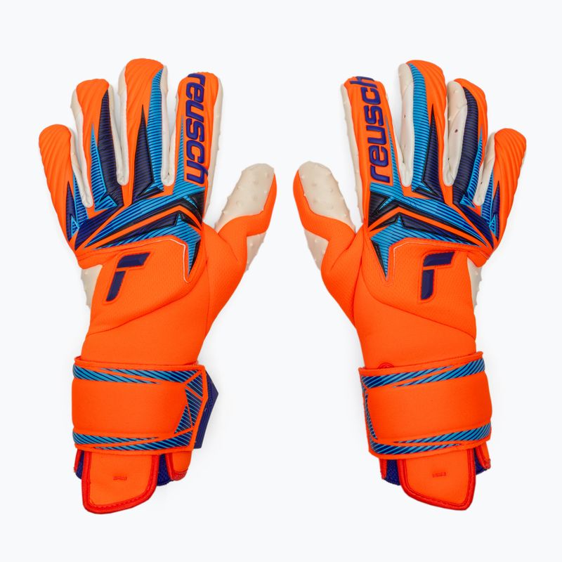 Рукавиці воротарські Reusch Attrakt SpeedBump Guardian shocking orange/blue 2