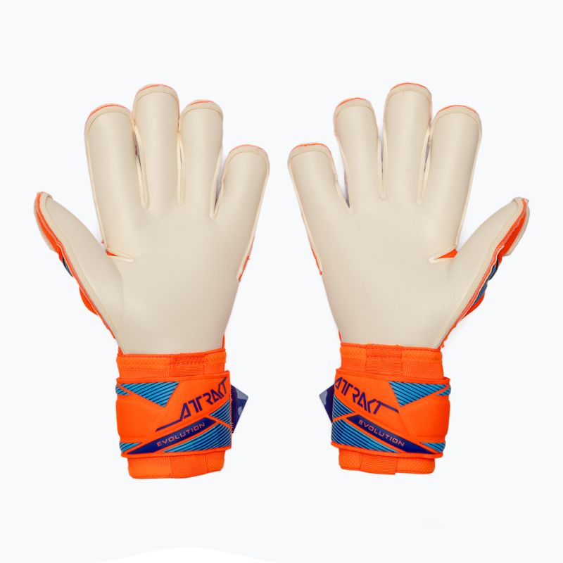 Рукавиці воротарські Reusch Attrakt Gold X Evolution shocking orange/blue 3
