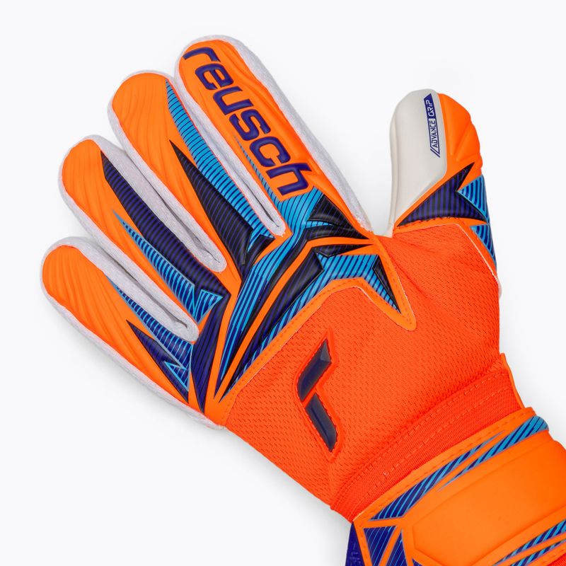 Рукавиці воротарські Reusch Attrakt Advance shocking orange/blue 4