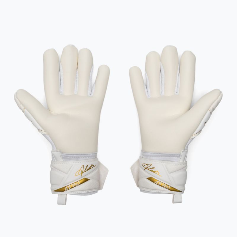 Рукавиці воротарські дитячі Reusch Attrakt AB1 Advance Junior white/gold 3