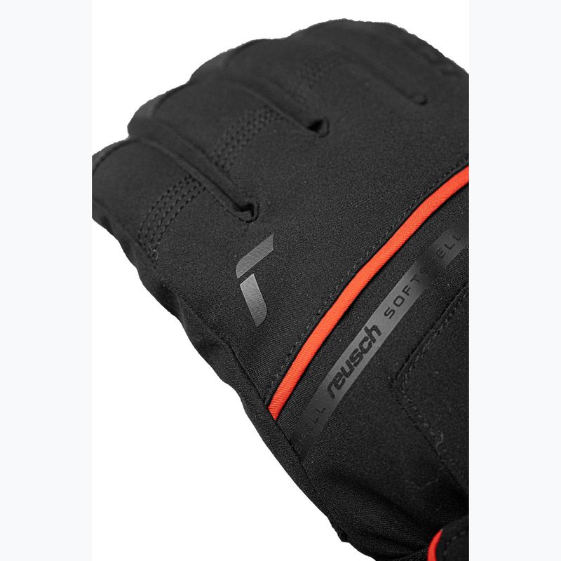 Рукавиці лижні Reusch Morris GORE-TEX black/fire red 6