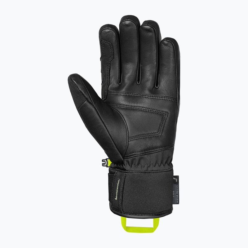 Рукавиці лижні Reusch Profi SL black/dark granite/safety yellow 3