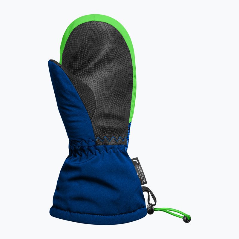 Рукавички лижні дитячі Reusch Maxi R-Tex XT Mitten surf the web/green gecko 3