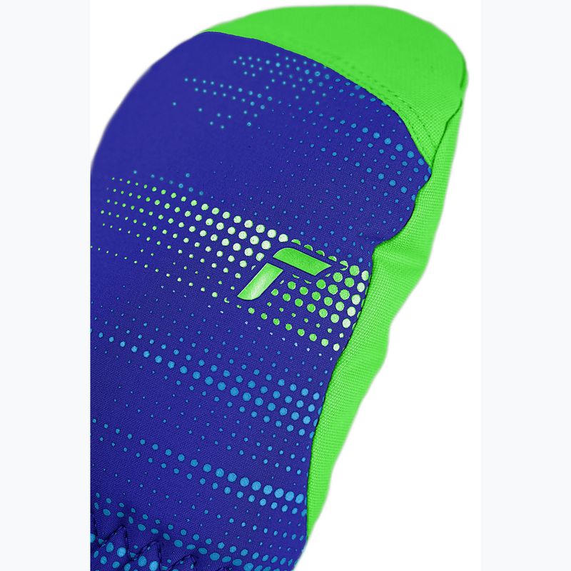 Рукавички лижні дитячі Reusch Maxi R-Tex XT Mitten surf the web/green gecko 4