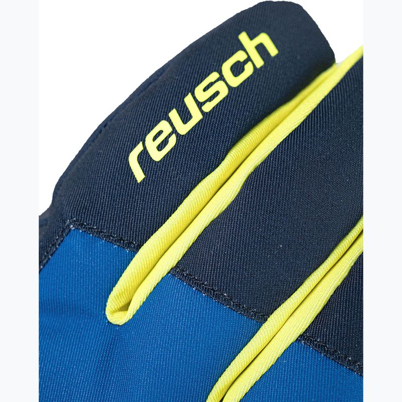 Рукавички лижні дитячі Reusch Leo R-Tex XT black/imperial blue/safety yellow 4