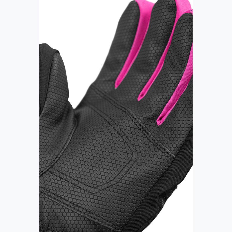 Рукавички лижні дитячі Reusch Leo R-Tex XT black/black melange/pink glo 7