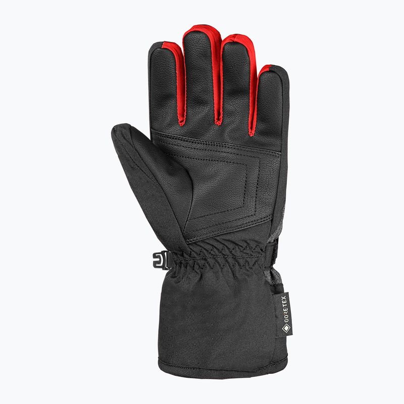 Рукавички лижні дитячі Reusch Rocket GORE-TEX black/black melange/fire red 3