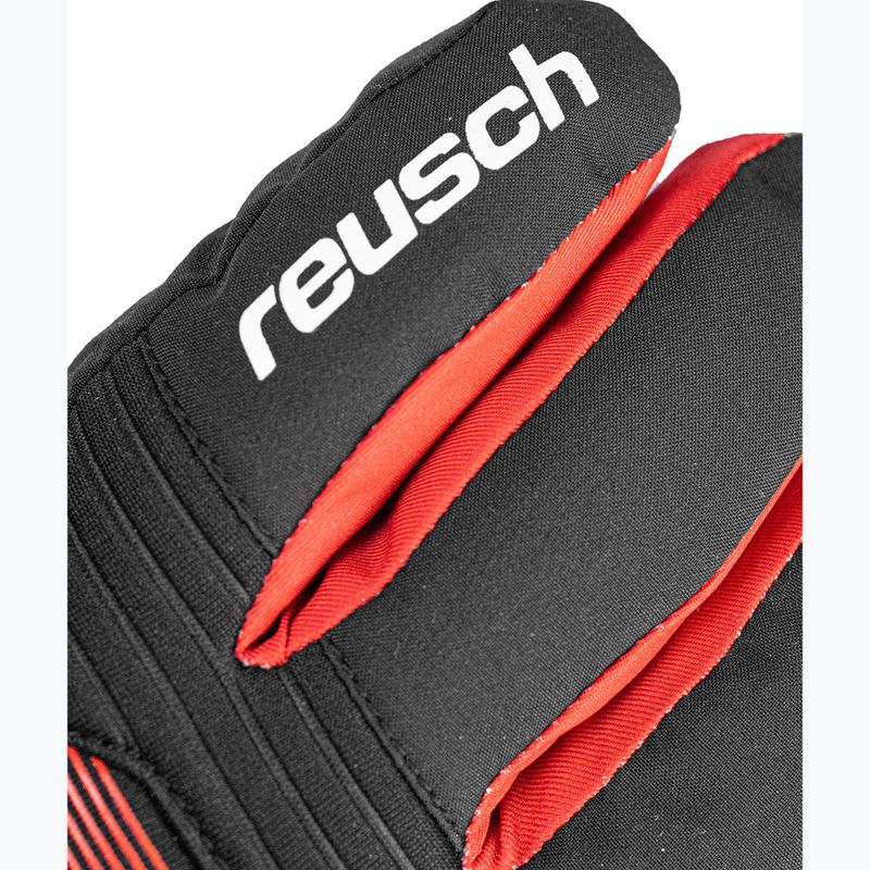 Рукавички лижні дитячі Reusch Rocket GORE-TEX black/black melange/fire red 4