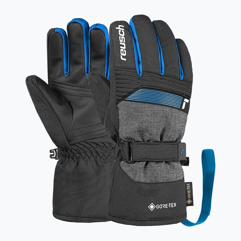 Рукавички лижні дитячі Reusch Rocket GORE-TEX black/black melange/brilliant blue