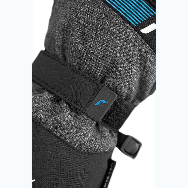 Рукавички лижні дитячі Reusch Rocket GORE-TEX black/black melange/brilliant blue 5